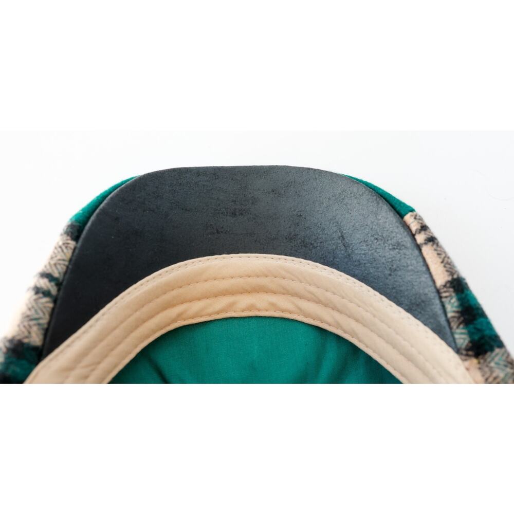 Boston Scally The Craic Pin Plaid Newsboy Cap M/L Preppy Gatsby Wool Blend Hat - Picture 16 of 16